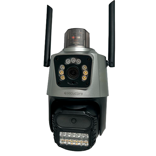 Doble Cámara IP Wifi PT HD con Estrobo