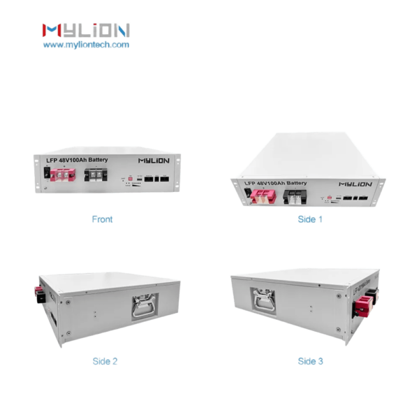 Mylion de 48 V, 100 Ah, 150 Ah, 200 Ah, 3U y 4U para estaciones base de telecomunicaciones 5G - Image 4