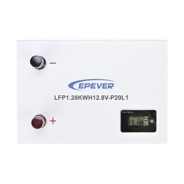 Batería de Litio LiFePO4 12.8Vcc, 100Ah, 1.28KwH, Pantalla LCD para Monitoreo Local, Carcasa Metálica - Image 7