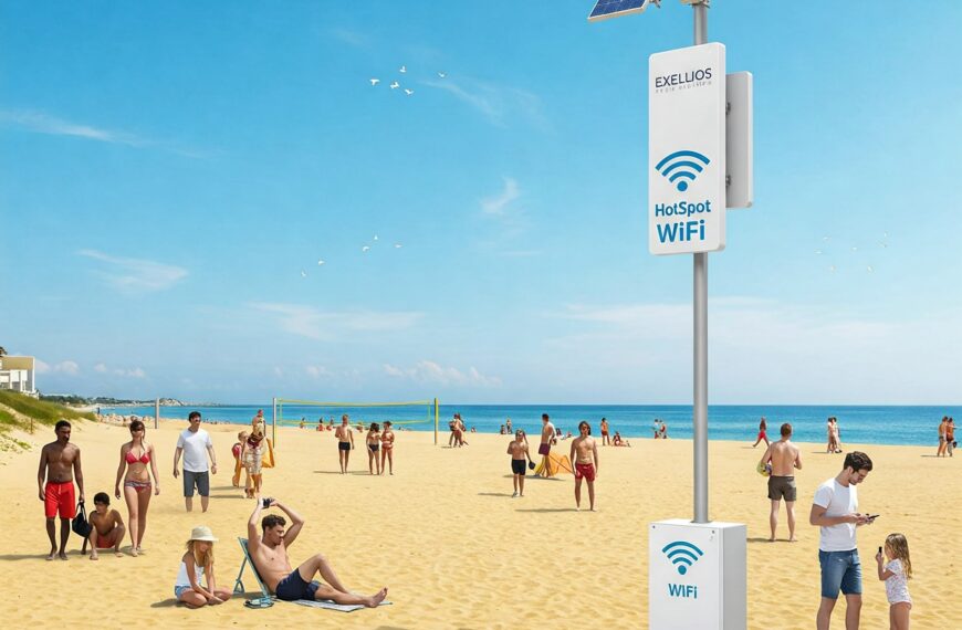 Exellios® HotSpot Internet Transforma tu WiFi en una Herramienta de Monetización y Análisis de Datos