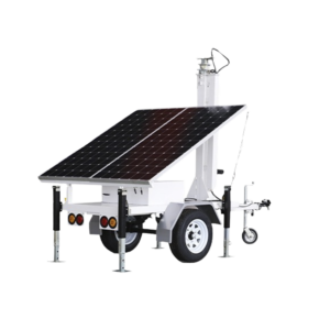 Traila / Remolque con Mástil Retráctil de 7.5 m. para Videovigilancia o Iluminación, con capacidad para Instalar Módulos Solares y Baterías (No incluidos) - Image 2